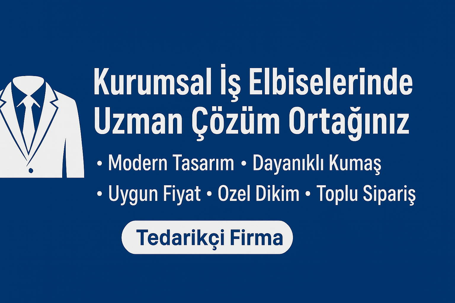 İş Elbiseleri Sipariş Banner
